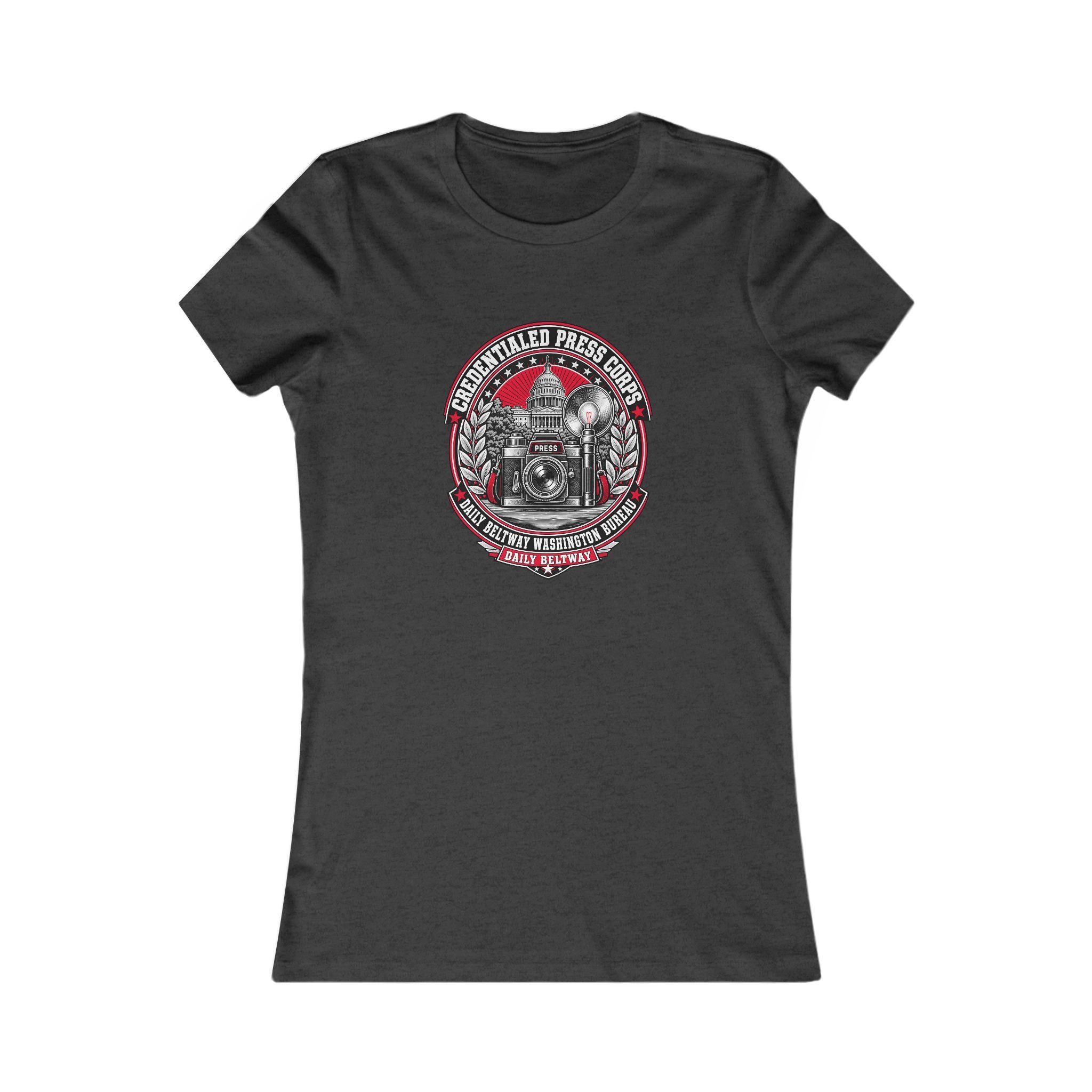 Credentialed Press Corps Women's Tee — Daily Beltway - Image 13